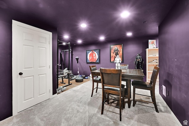 654 E 3225 N, North Ogden, UT 84414 - carpeted dining room featuring recessed lighting