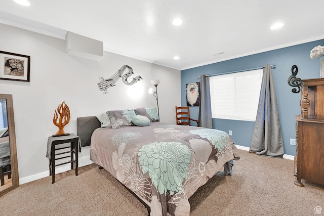 654 E 3225 N, North Ogden, UT 84414 - bedroom featuring crown molding and baseboards