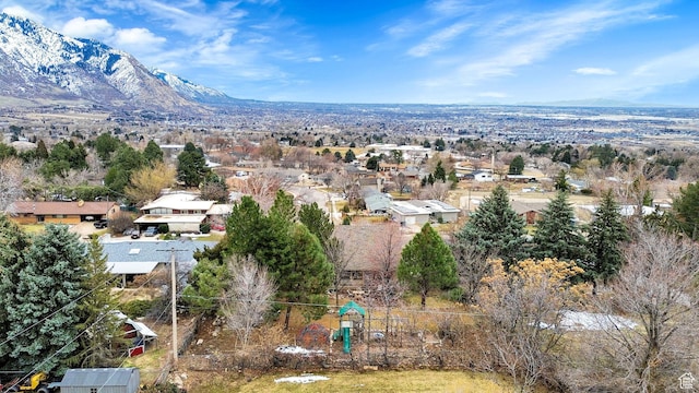 654 E 3225 N, North Ogden, UT 84414 - bird's eye view with a residential view and a mountain view