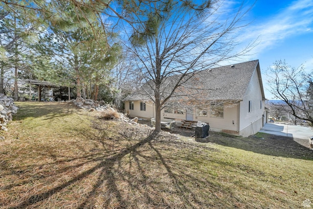 654 E 3225 N, North Ogden, UT 84414 - view of yard featuring a pergola