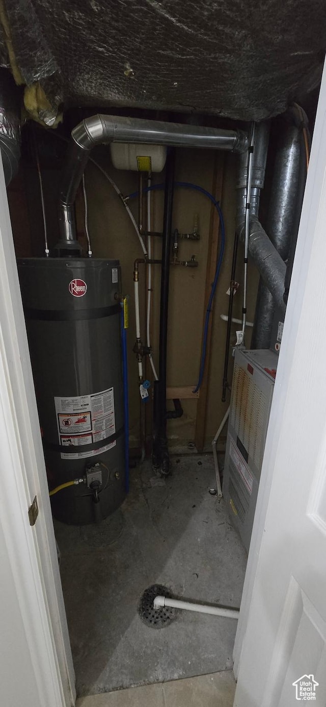 utilities featuring secured water heater