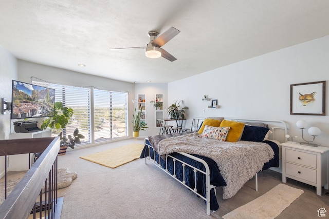 5354 S Baldwin Park, Murray, UT 84123 - bedroom with a ceiling fan and carpet