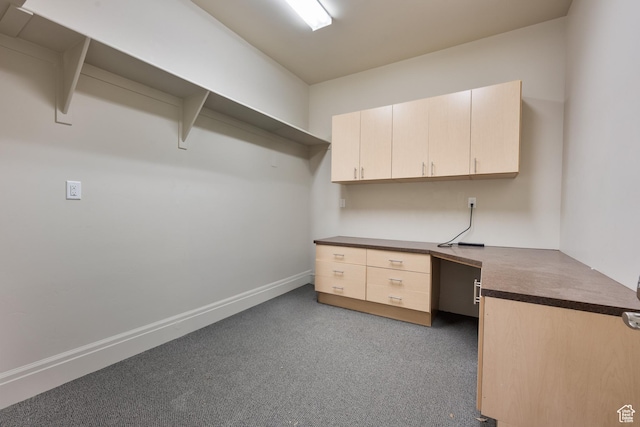 2950 S Old Farm Rd, Washington, UT 84780 - unfurnished office with carpet, built in study area, and baseboards