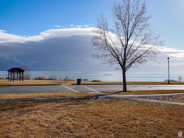 121 E Amber Rd, Saratoga Springs, UT 84045 - view of yard featuring a water view