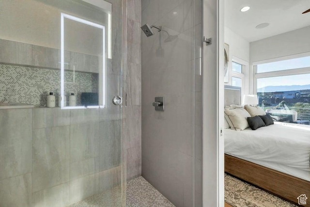 1478 W Torrey Rd, Hurricane, UT 84737 - bathroom featuring a walk in shower and ensuite bathroom