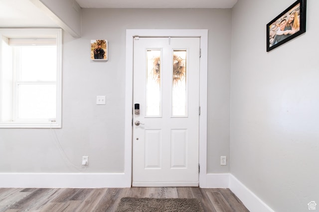 1027 S 920 W, Hurricane, UT 84737 - foyer featuring plenty of natural light, wood finished floors, and baseboards