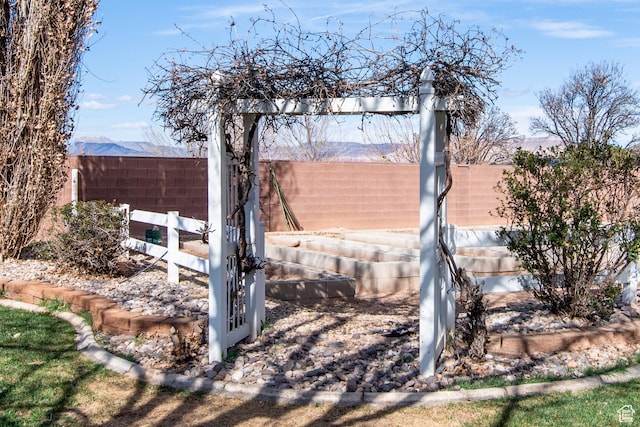 1027 S 920 W, Hurricane, UT 84737 - view of yard featuring a fenced backyard