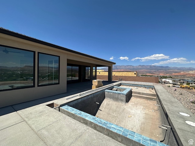 579 S 1800 W, Hurricane, UT 84737 - view of swimming pool featuring a mountain view and a patio