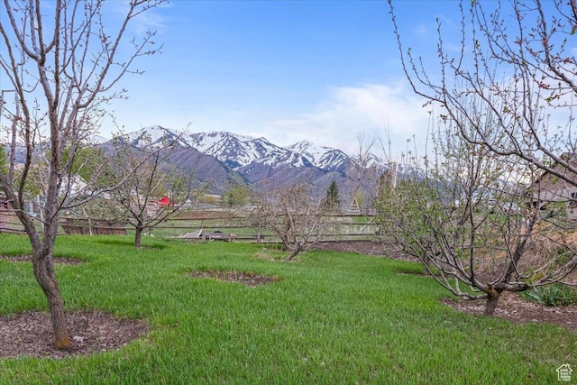 550 N 200 E, Wellsville, UT 84339 - view of yard featuring a mountain view