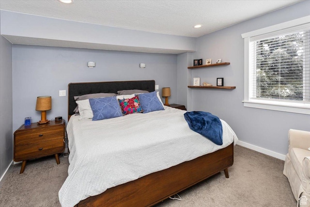 550 N 200 E, Wellsville, UT 84339 - carpeted bedroom with recessed lighting, a textured ceiling, and baseboards