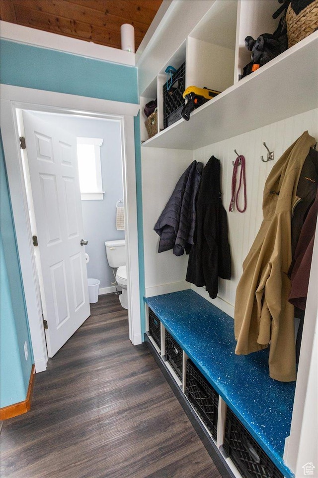 550 N 200 E, Wellsville, UT 84339 - mudroom featuring wood finished floors and baseboards