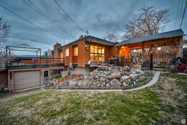 134 E 175 S, North Salt Lake, UT 84054 - back of property featuring a lawn
