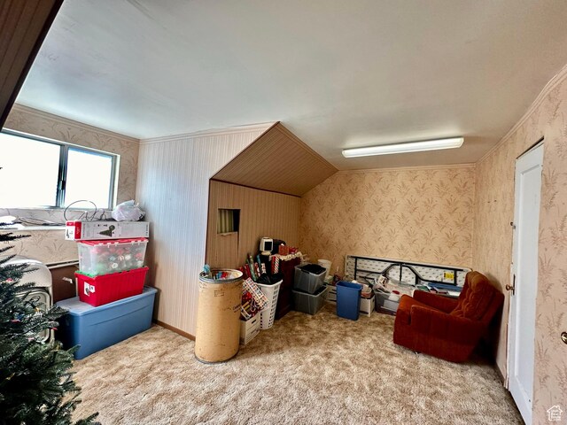 516 S Freedom Blvd, Provo, UT 84601 - bonus room featuring carpet and wallpapered walls