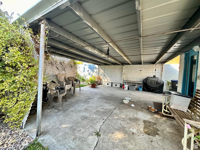516 S Freedom Blvd, Provo, UT 84601 - view of patio featuring grilling area and fence