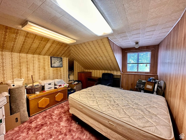 516 S Freedom Blvd, Provo, UT 84601 - carpeted bedroom with wallpapered walls
