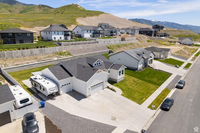 628 S 1080 E, Smithfield, UT 84335 - aerial perspective of suburban area featuring a mountain backdrop