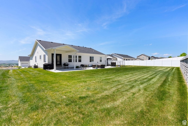 628 S 1080 E, Smithfield, UT 84335 - rear view of property with a patio and cooling unit