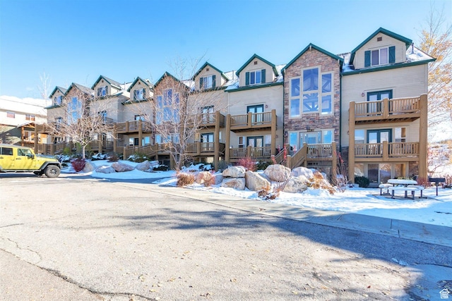 3612 N Huntsman Path Unit 603, Eden, UT 84310 - townhome / multi-family property featuring stone siding and a residential view