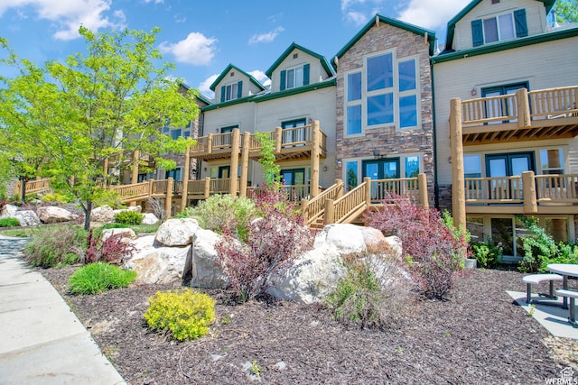 3612 N Huntsman Path Unit 603, Eden, UT 84310 - exterior space featuring stone siding