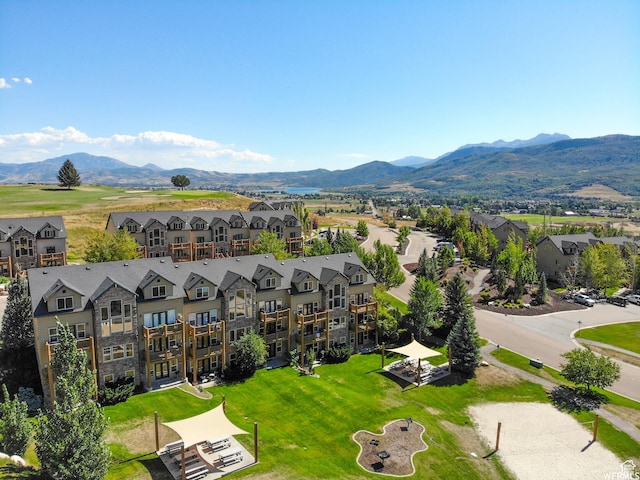 3612 N Huntsman Path Unit 603, Eden, UT 84310 - drone / aerial view featuring a residential view and a mountain view