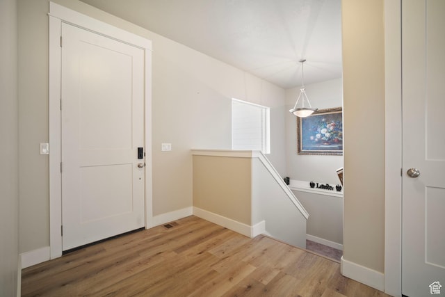 24 S 900 E, Hyde Park, UT 84318 - interior space with baseboards, visible vents, and light wood-style floors
