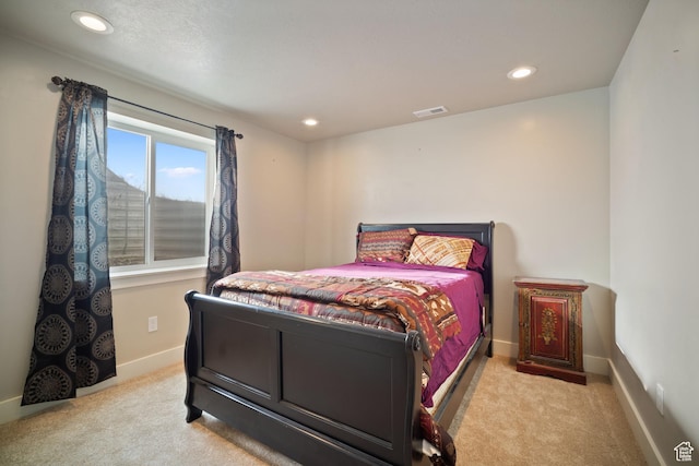 24 S 900 E, Hyde Park, UT 84318 - bedroom featuring carpet floors, recessed lighting, visible vents, and baseboards