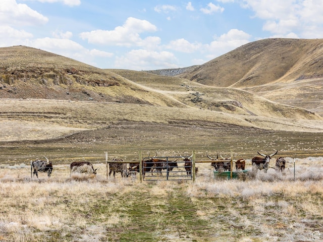 5351 S Lincoln Beach Rd, Spanish Fork, UT 84660 - view of mountain feature with a rural view