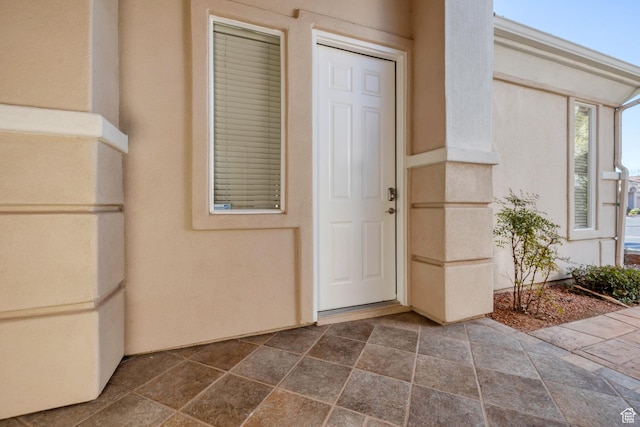 728 N Bandolier Ln, Washington, UT 84780 - entrance to property with stucco siding