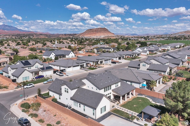 219 W Elinor Ln, Washington, UT 84780 - birds eye view of property featuring a residential view and a mountain view
