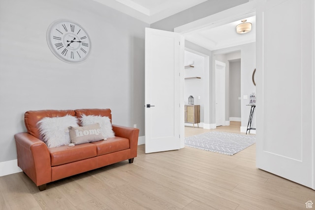 219 W Elinor Ln, Washington, UT 84780 - living area featuring baseboards and light wood finished floors