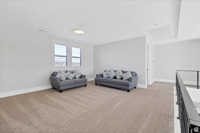 219 W Elinor Ln, Washington, UT 84780 - living area featuring light carpet, visible vents, and baseboards
