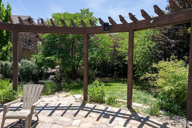 3643 W 12125 S, Riverton, UT 84065 - view of patio featuring a pergola