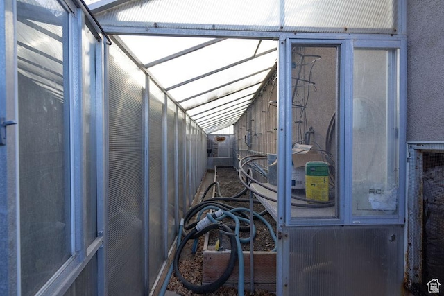 view of storage room