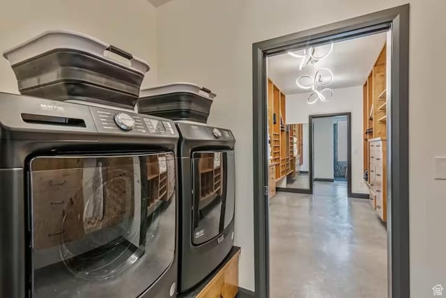 840 W Hilltop Ct, Francis, UT 84036 - clothes washing area with laundry area and independent washer and dryer