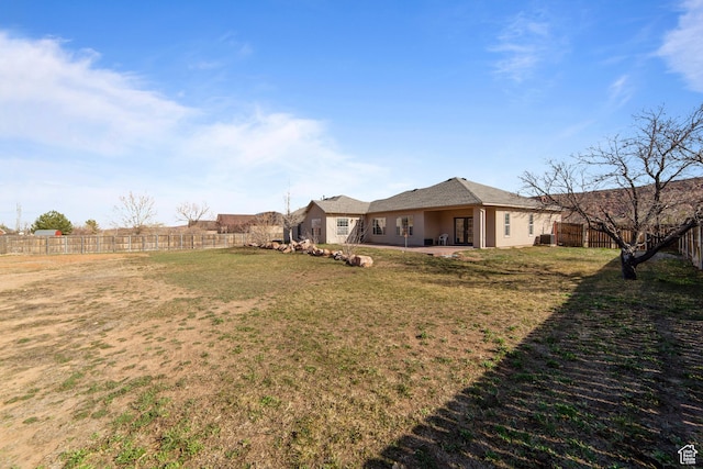 4224 Valle Del Sol, Moab, UT 84532 - view of yard with a patio and a fenced backyard