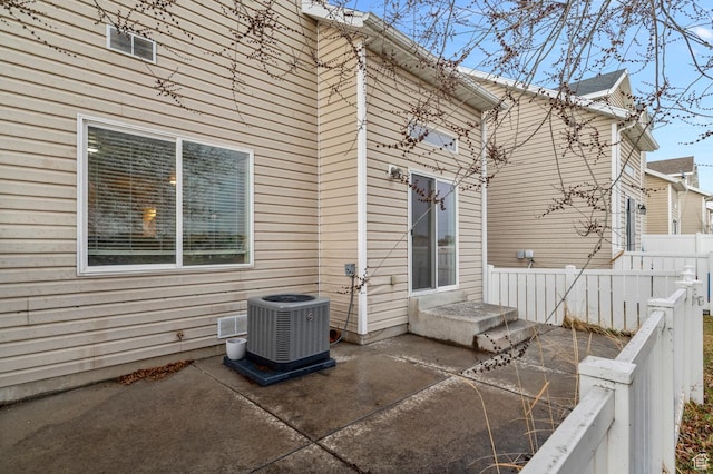 1351 Westbridge Cir, Provo, UT 84601 - view of patio / terrace with fence and central air condition unit