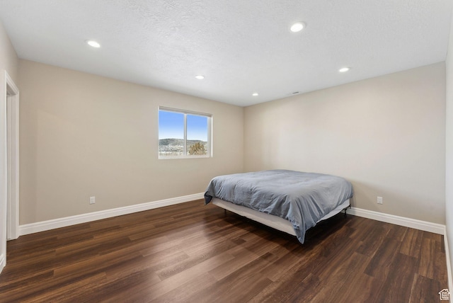 11680 E 29130 N, Fairview, UT 84629 - bedroom featuring baseboards, wood finished floors, and recessed lighting