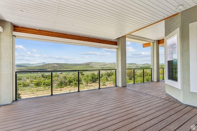 11680 E 29130 N, Fairview, UT 84629 - wooden terrace with a mountain view