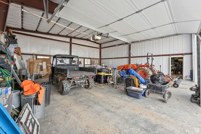 11680 E 29130 N, Fairview, UT 84629 - garage featuring a garage door opener