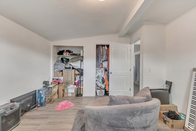 3734 S Bannock St, West Valley City, UT 84120 - interior space featuring lofted ceiling, wood finished floors, and built in features