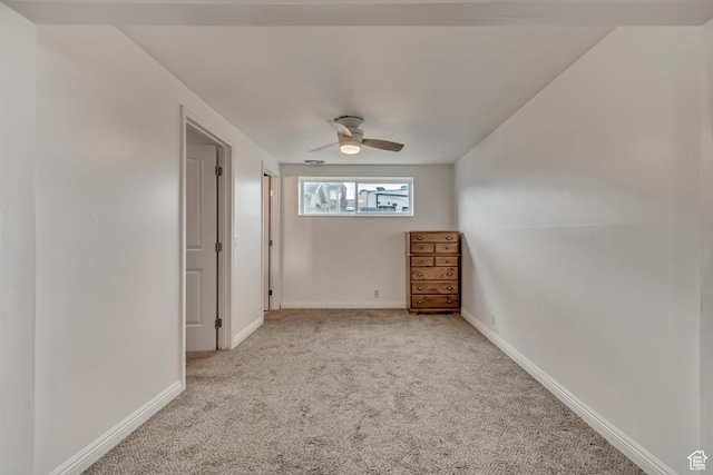 3734 S Bannock St, West Valley City, UT 84120 - carpeted spare room with a ceiling fan and baseboards