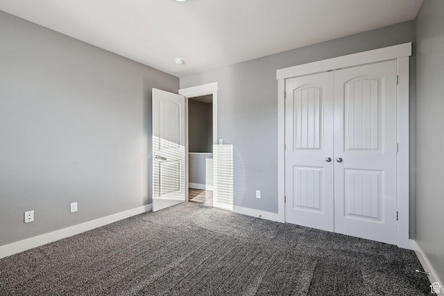 2887 N 1175 W, Layton, UT 84041 - unfurnished bedroom with a closet, baseboards, and carpet flooring