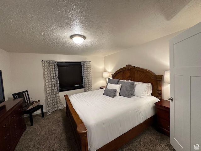 338 S 1230 E, Tooele, UT 84074 - bedroom featuring a textured ceiling and dark carpet