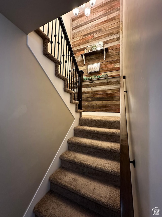 338 S 1230 E, Tooele, UT 84074 - stairs with wooden walls