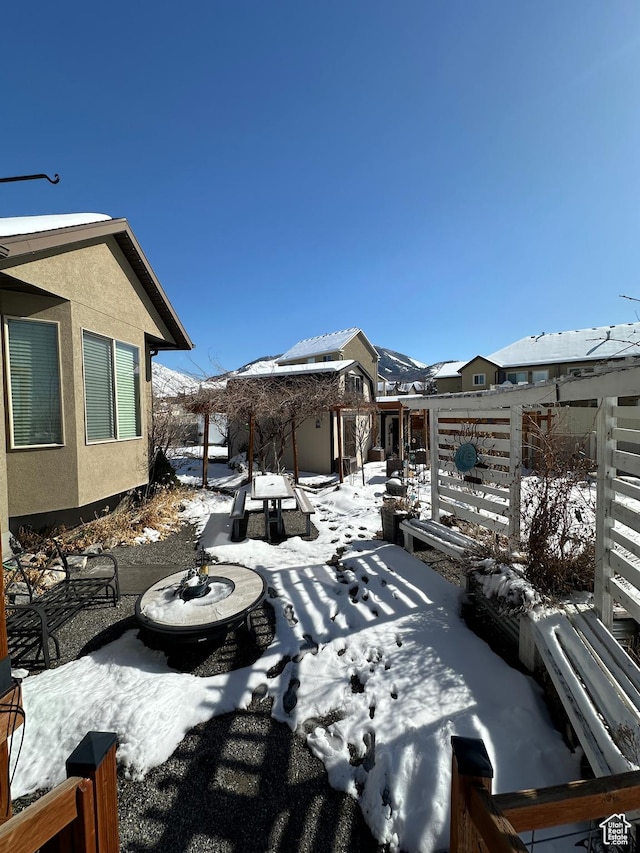 338 S 1230 E, Tooele, UT 84074 - snow covered patio with fence