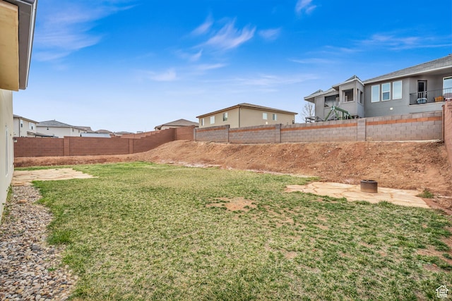 6116 S Rocky Talus Way, St George, UT 84790 - view of yard featuring a fenced backyard