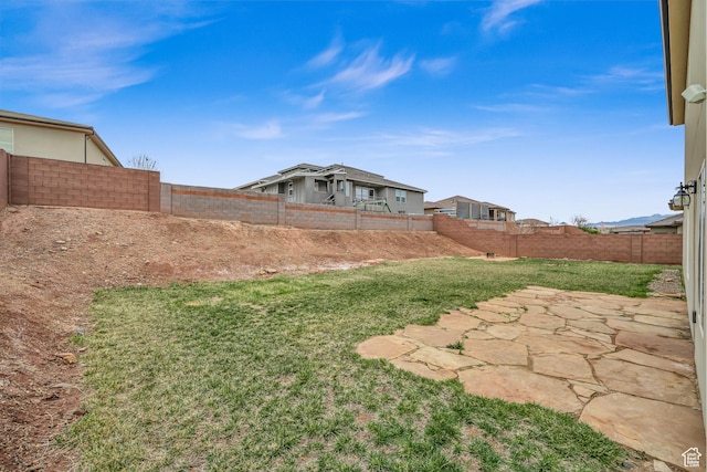 6116 S Rocky Talus Way, St George, UT 84790 - view of yard with a fenced backyard