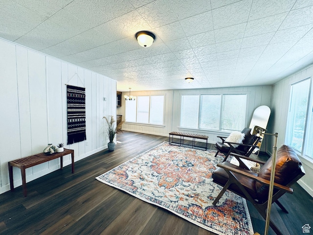 350 S 200 E, Ephraim, UT 84627 - living room featuring baseboards and wood finished floors