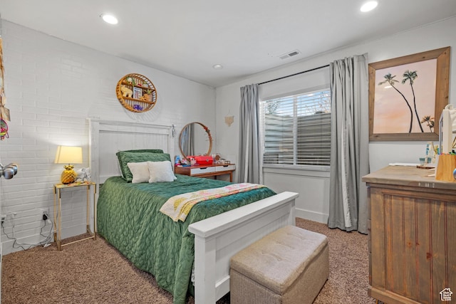 1137 S 925 E, Salem, UT 84653 - bedroom featuring recessed lighting, visible vents, and light colored carpet