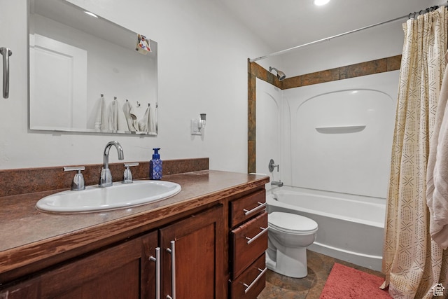1137 S 925 E, Salem, UT 84653 - bathroom with shower / bath combo with shower curtain, toilet, and vanity